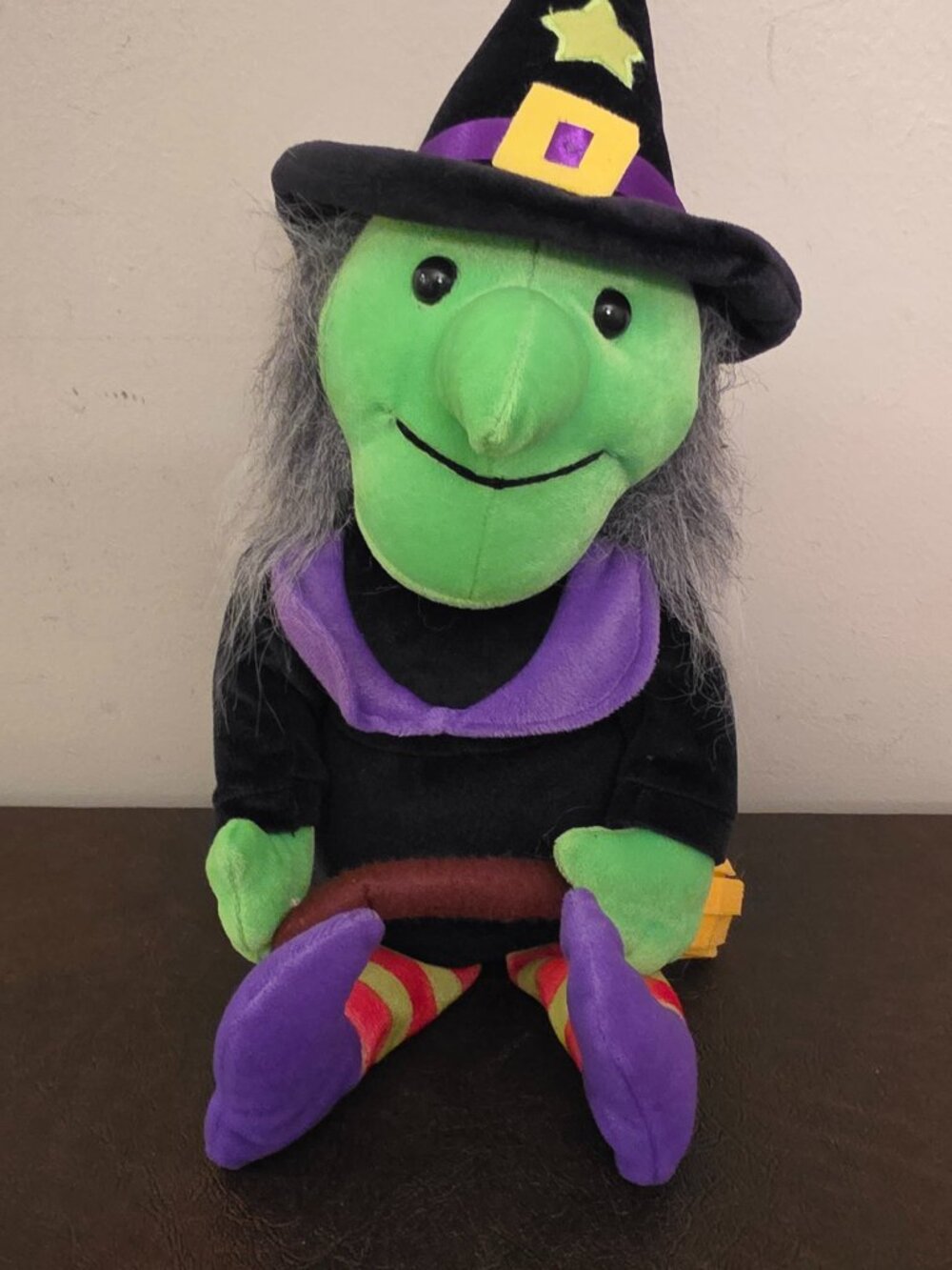 VTG Halloween Witch Soft Plush Toy